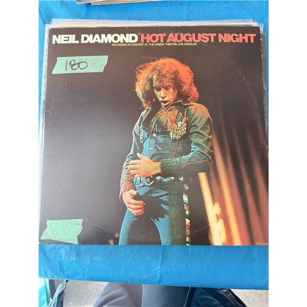 NEIL DIAMOND HOT AUGUST NIGHT VINYL RECORD
