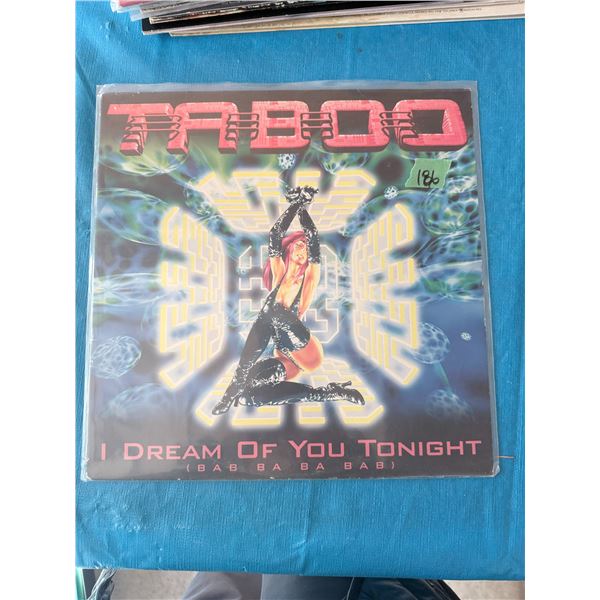 TABOO I DREAM OF YOU TONIGHT (BAB BA BA BAB) VINYL RECORD