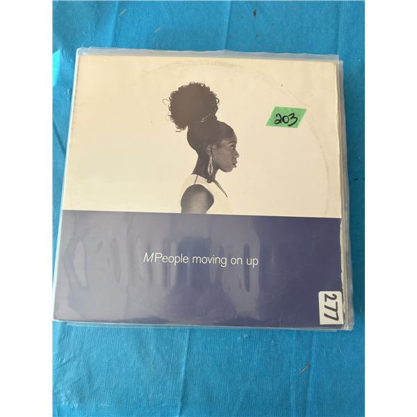 M PEOPLE MOVING ON UP VINYL RECORD