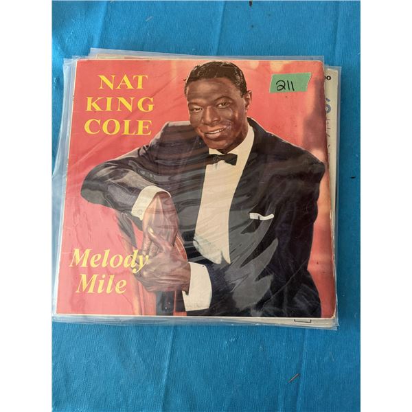 NAT KING COLE MELODY MILE VINYL RECORD