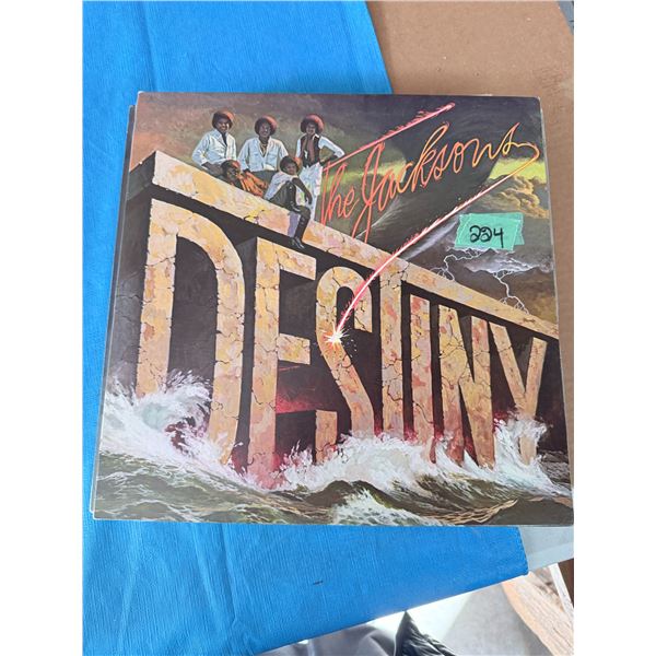 THE JACKSONS DESTINY VINYL RECORD