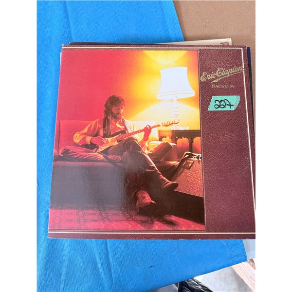 ERIC CLAPTON BACKLESS VINYL RECORD