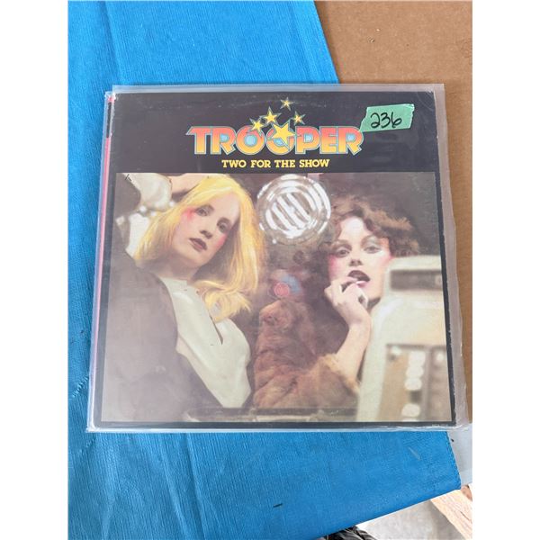 TROOPER TWO FOR THE SHOW  VINYL RECORD