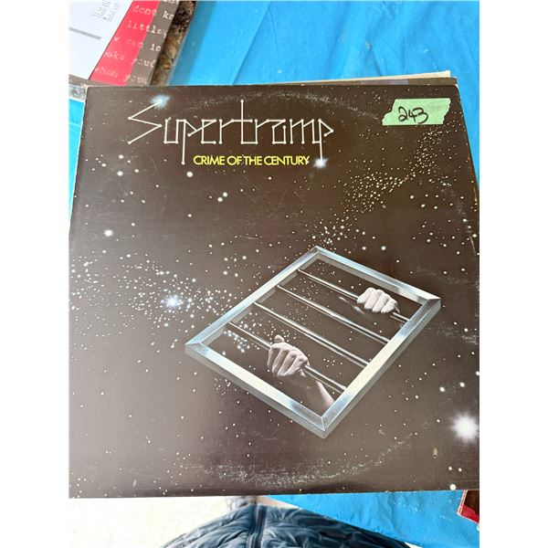 SUPERTRAMP CRIME OF THE CENTURY VINYL RECORD