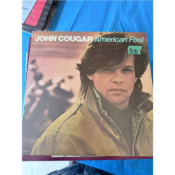 JOHN COUGAR AMERICAN FOOL VINYL RECORD