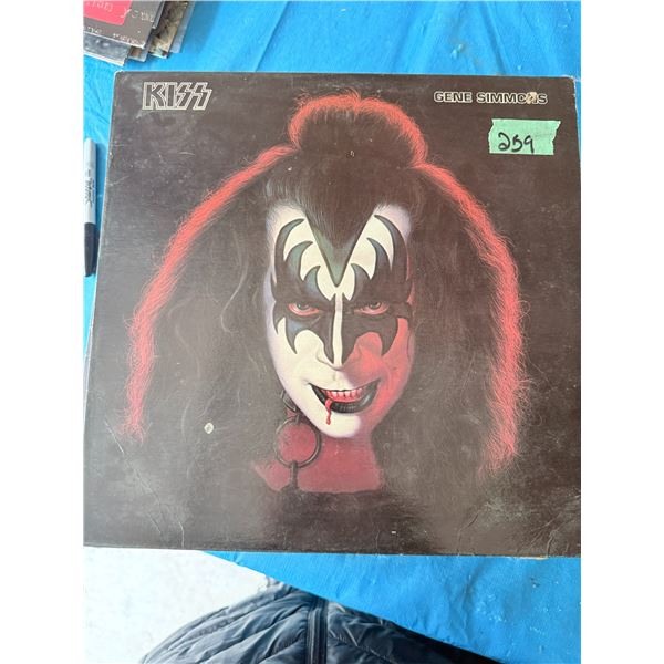 KISS GENE SIMMONS VINYL RECORD