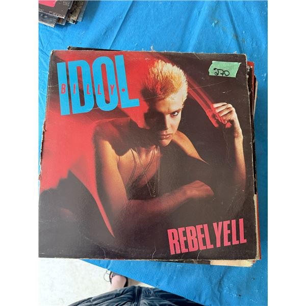 BILLY IDOL REBEL YELL VINYL RECORD