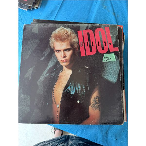 INCLUDING BILLY IDOL VINYL RECORD