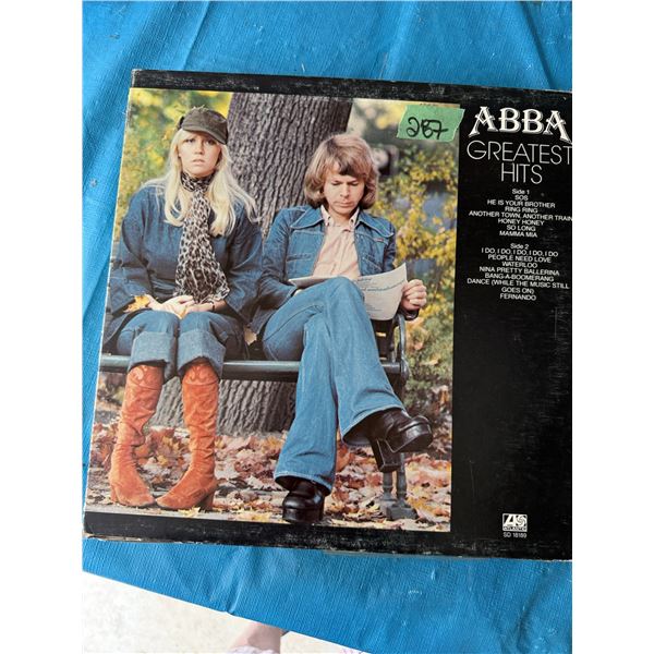 ABBA GREATEST HITS VINYL RECORD
