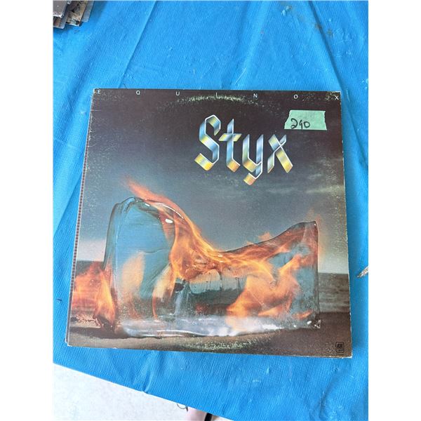 STYX EQUINOX VINYL RECORD