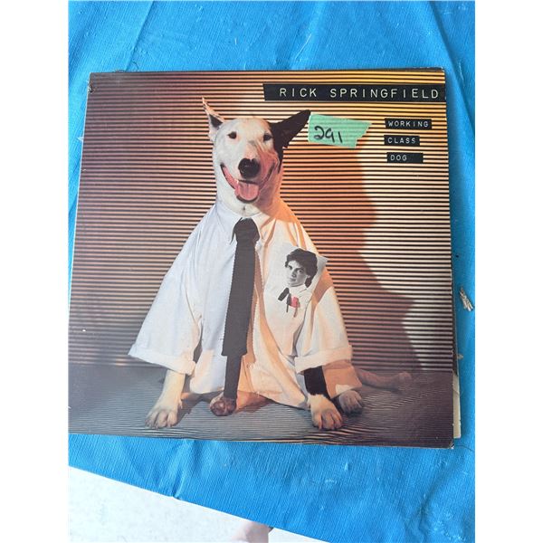 RICK SPRINGFIELD WORKING CLASS DOG VINYL RECORD