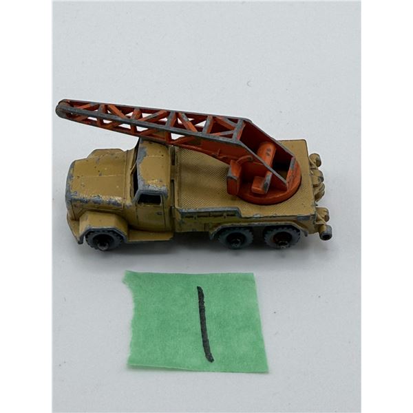 RARE LESNEY MATCHBOX NO. 30B MAGIRUS-DEUTZ CRANE TRUCK – TAN VARIATION