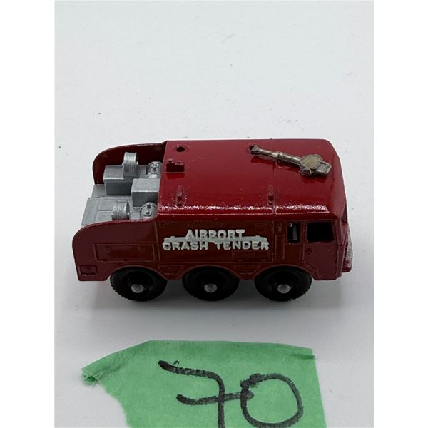 LESNEY/MATCHBOX NO. 63 FOAMITE AIRPORT CRASH TENDER