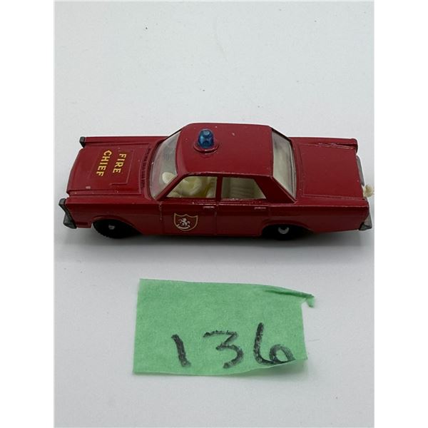 LESNEY/MATCHBOX NO. 55/59 FORD GALAXIE FIRE CHIEF
