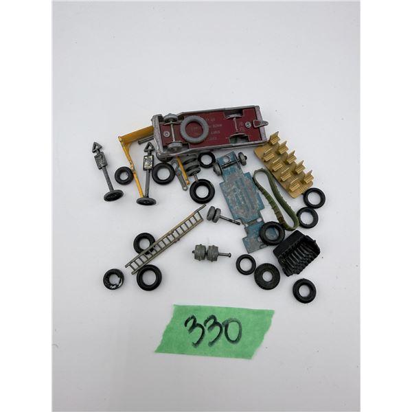 VINTAGE LESNEY/MATCHBOX DIECAST VEHICLE SPARE PARTS AND RESTORATION LOT