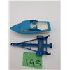 Image 3 : MATCHBOX LESNEY NO. 9 TOY BOAT AND DIECAST TRAILER