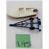 Image 4 : LESNEY NO. 48 TOY BOAT AND DIECAST TRAILER