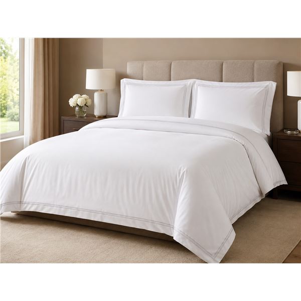 Hotel Collection 3-Piece White Sheet Set – King Size