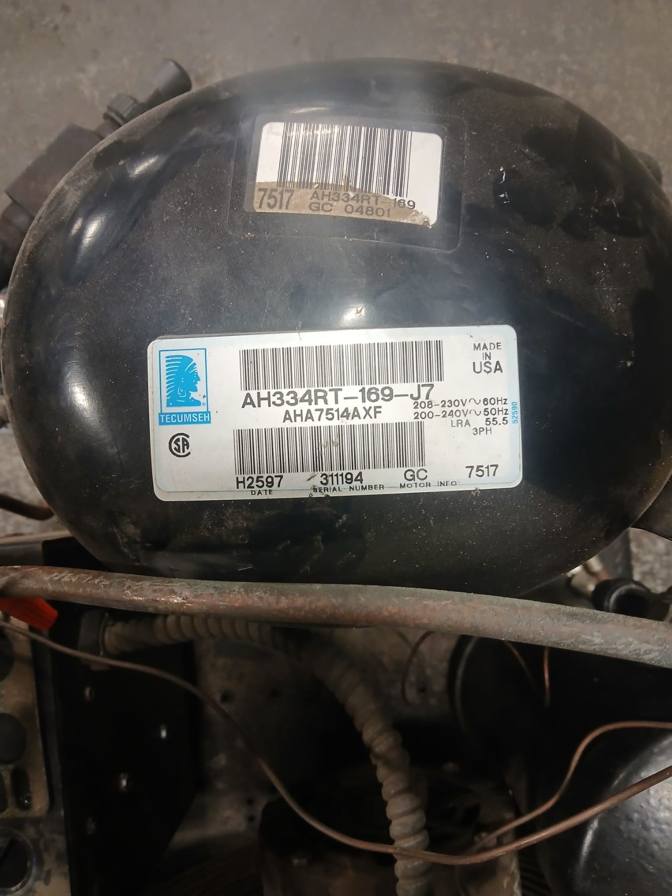 Walk In Refriderators 7353 - LARGE WALK IN COOLER / FREEZER W/ COMPRESSORS - Kastner Auctions