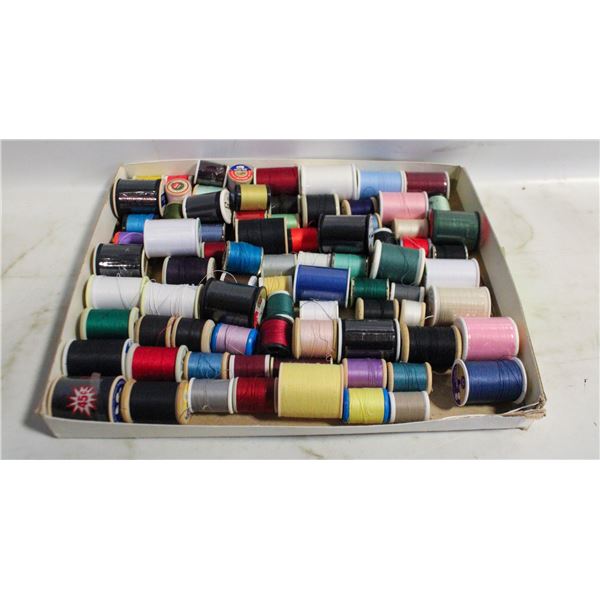 6795 - ESTATE LOT OF NEW & USED SEWING THREADS - Kastner Auctions