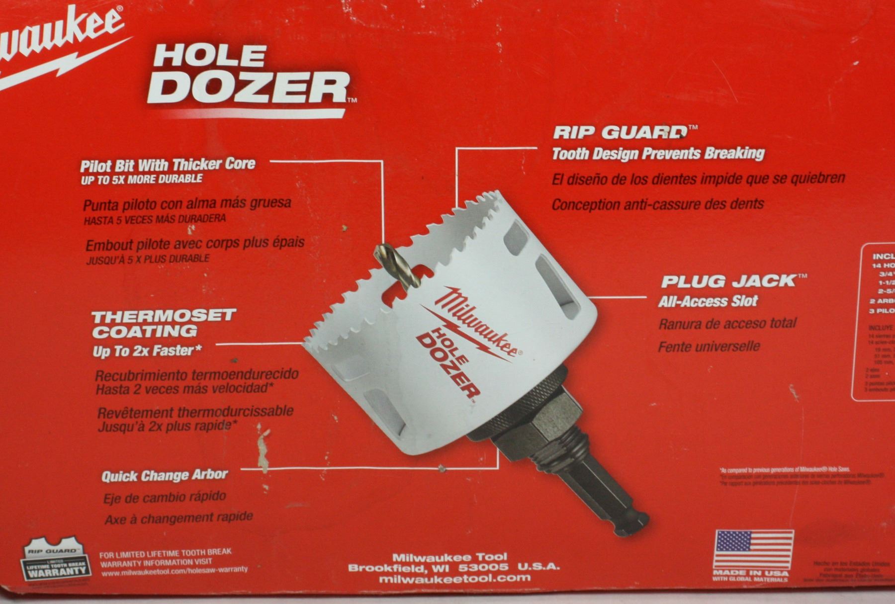 3024 - NEW MILWAUKEE 19 PC MASTER ELECTRICIAN BI METAL HO - Kastner ...