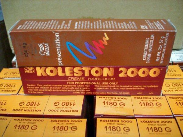 Professional Hair Color Wella Koleston 2000 Presentation Image 1 Professional Hair Color Wella Koleston 2000 Presentation Orted Colors