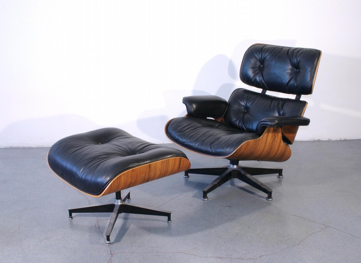 Charles And Ray Eames For Herman Miller Recliner With Ottoman C 1950 Charles And Ray Eames For Herman Miller Recliner With Ottoman C 1950 Loading Zoom